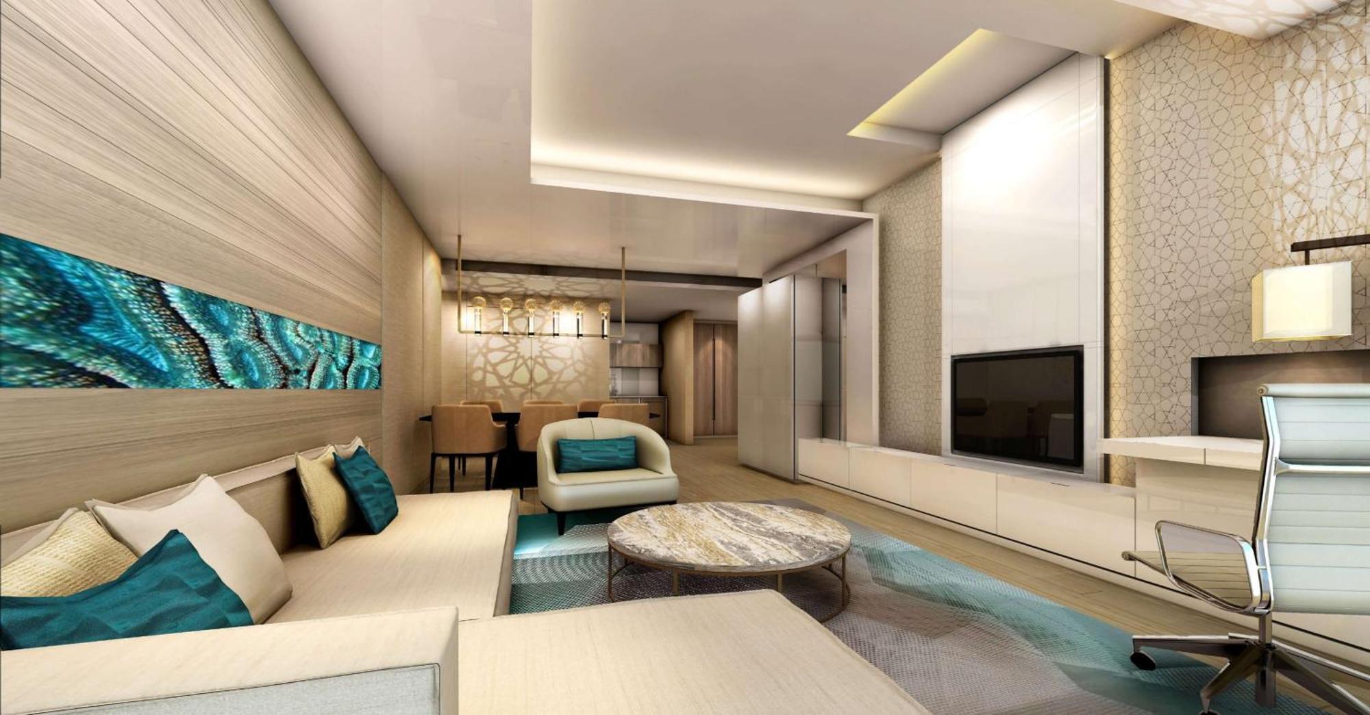 Hilton Bahrain Hotel มานามา ภายนอก รูปภาพ A typical room at the hotel